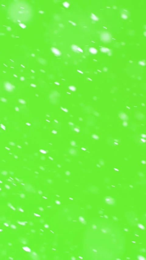 Falling Snow Snowing Background, Vertical Green Screen Stock Footage 317580886