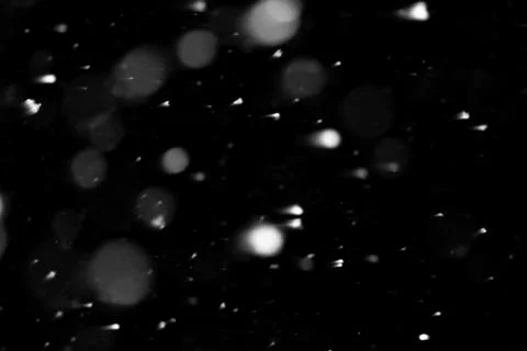 Falling snow texture Stock Photos