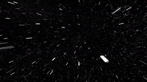 Falling snow towards, matte, wide angle Stock Footage 59740215