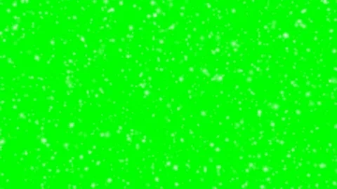 Falling snow (V1) - loop, green screen Stock Footage 69184352