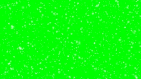 Falling snow (V2) - loop, green screen Stock Footage 69184292