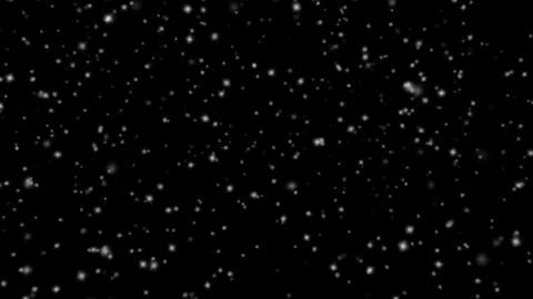 Falling snow (V3) - loop, alpha channel included Stock Footage