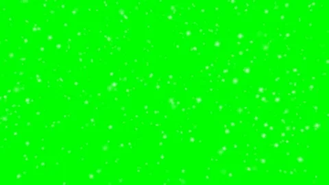 Falling snow (V3) - loop, green screen Stock Footage 69273140