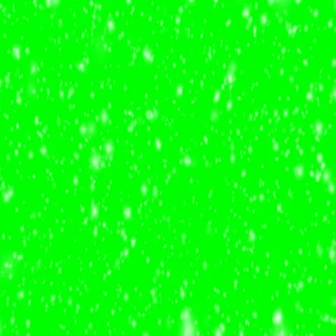 Falling snow (V4) - loop, green screen Stock Footage 69345981