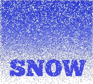 Falling Snow Vector Background Falling White Snow Vector Background -Isola... Stock Photos