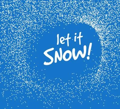Falling Snow Vector Background Falling White Snow Vector Background -Isola... Stock Photos