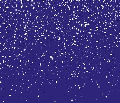 Falling Snow Vector Background Falling White Snow Vector Background -Isola... Stock Photos