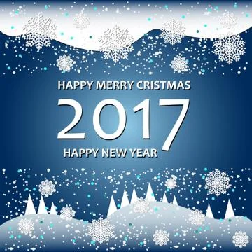 Falling snow vector illustration for winter design Stock Illustration