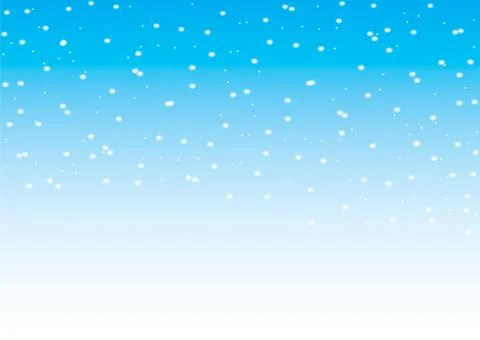 Falling snow vector seamless pattern Illustrazione stock