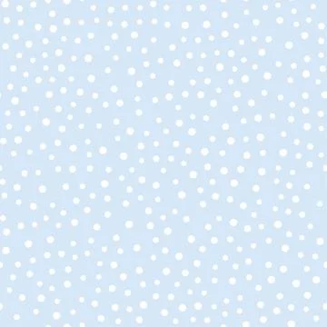 Falling snow vector seamless pattern Stock Illustration