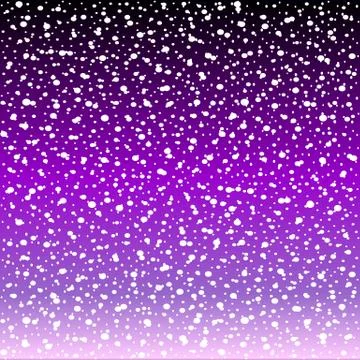 Falling snow winter background. Stock Illustration