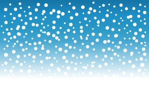 Falling snow winter background. Vector illustration. Illustrazione stock