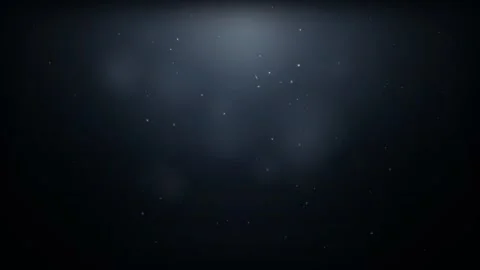 Falling Snowflakes and Floating Soft Overhead Light on Dark Loop Background Stock Footage 341226480