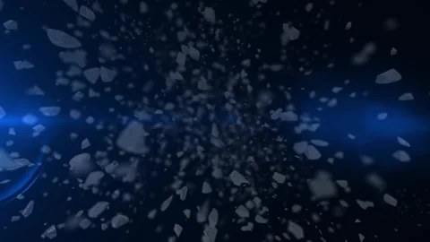 Falling snowflakes animation background Stock-Footage 251439253