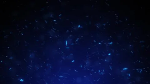 Falling snowflakes background animation. Winter weather Stock Illustration