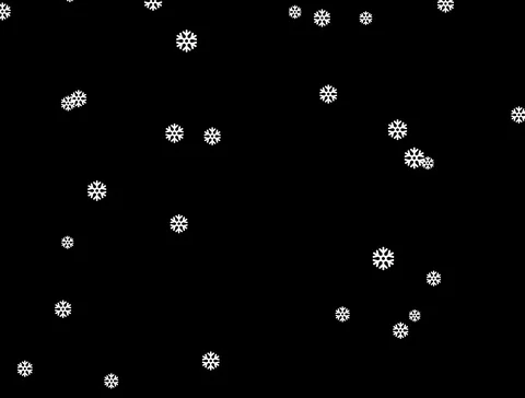 Falling Snowflakes background loop 4k Stock Footage 120644409