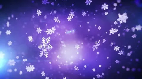 Falling snowflakes background. Loopable Stock Footage 8995944