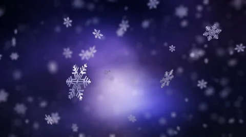 Falling snowflakes background. Loopable Stock Footage 45722381