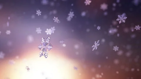 Falling snowflakes background. Loopable Stock Footage 45722428
