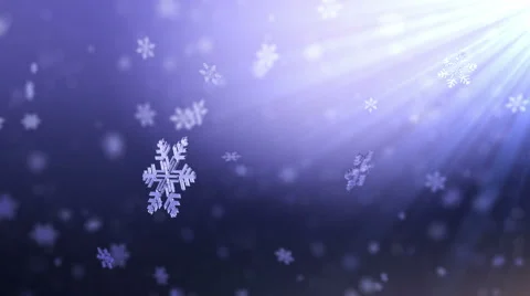 Falling snowflakes background. Loopable Video stock 45722430