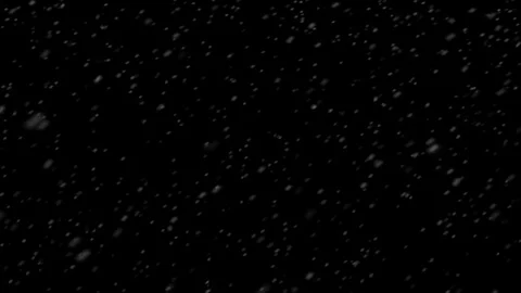 Falling snowflakes on a black background.  Christmas ornamentation Stock Footage 118003531