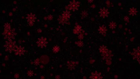 Falling snowflakes on black background, glitter. Christmas background. Vídeos de archivo 142609878