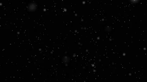 Falling snowflakes on a black background. Snow overlay Stock Footage 224152037