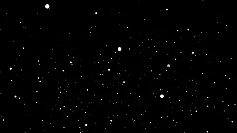 Falling snowflakes in black background. Winter snow Stock Footage 171017860