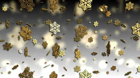 Falling Snowflakes Christmas Background Stock Footage 32751482