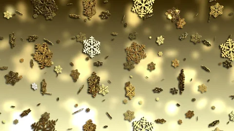Falling Snowflakes Christmas Background Stock Footage 32860913