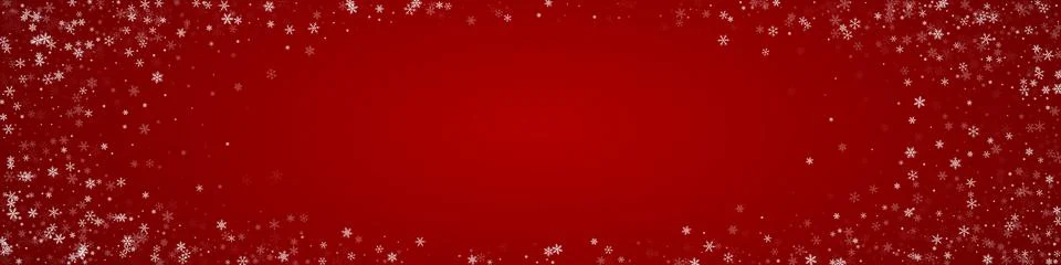 Falling snowflakes christmas background. Subtle 스톡 일러스트