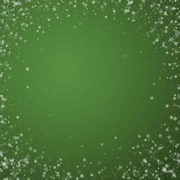 Falling snowflakes christmas background. Subtle 스톡 일러스트