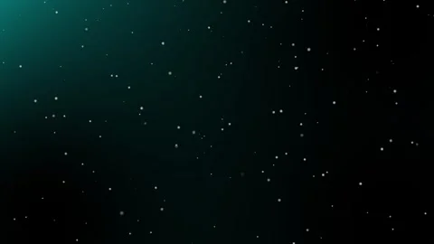 Falling Snowflakes in Dark Space Night Sky with Glowing Stars Galaxy Dust 스톡 동영상 338399031