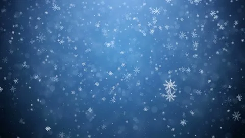 Falling snowflakes Stock Footage 70118339