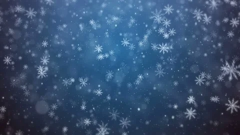 Falling snowflakes Stock Footage 70570578