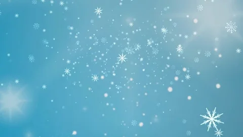 Falling Snowflakes Video stock 83483806