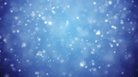 Falling snowflakes Stock Footage 99425933
