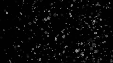 Falling snowflakes 動画素材 99988911