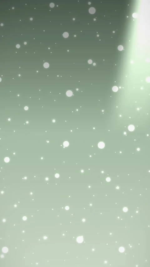 Falling snowflakes on green background. 2d animation Video stock 344382687