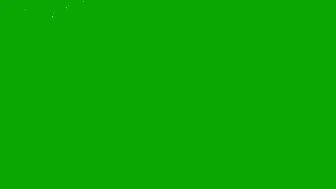 Falling Snowflakes on a Green Background Stock Footage 95291084