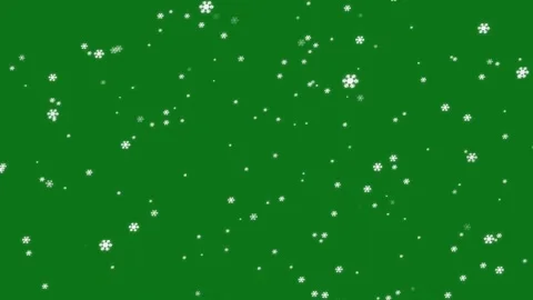 Falling Snowflakes Loop 4K Animation Background Video Footage Stock Footage 324627994