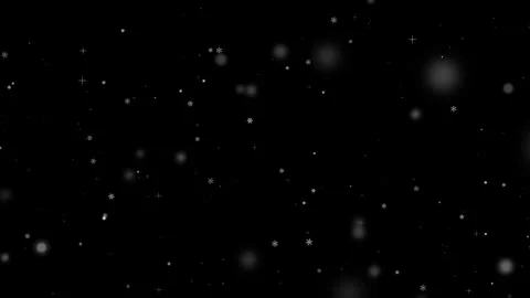 Falling Snowflakes Motion Graphics Loop Video stock 344530840