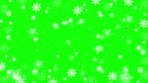 Falling snowflakes overlay on green screen background with creating festive 스톡 동영상 343840988