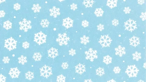 Falling snowflakes pattern on paper background 動画素材 310357706