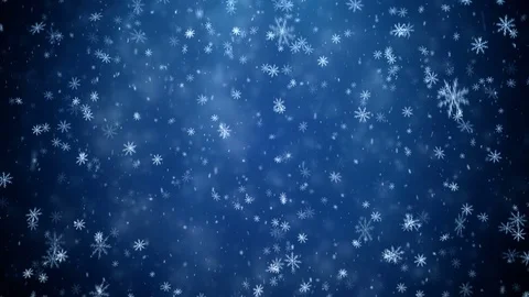 Falling snowflakes, snow background Stock Footage 70678881