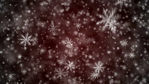 Falling snowflakes, snow background Stock Footage 83420050
