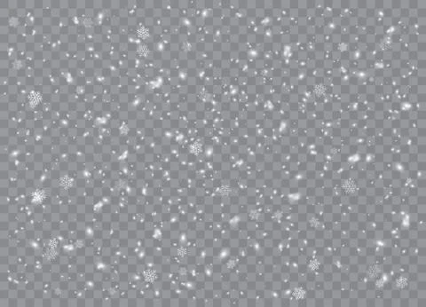 Falling. Snowflakes, snow background, snow flakes. Christmas snow for the new Stock Illustration