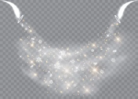 Falling. Snowflakes, snow background, snow flakes. Christmas snow for the new Stock Illustration