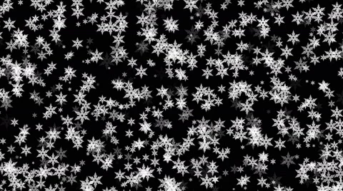 Falling snowflakes, snow. Seamless loop. Computer generated motion background Stock Footage 57993140