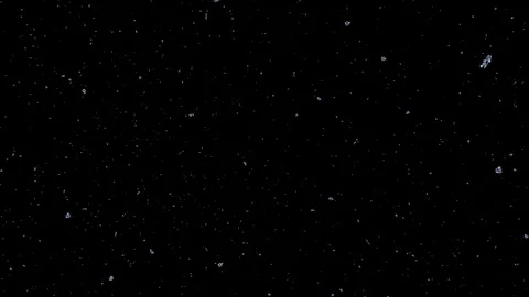 Falling snowflakes/dust particles animation vfx effects on black background. Stock-Footage 89841959
